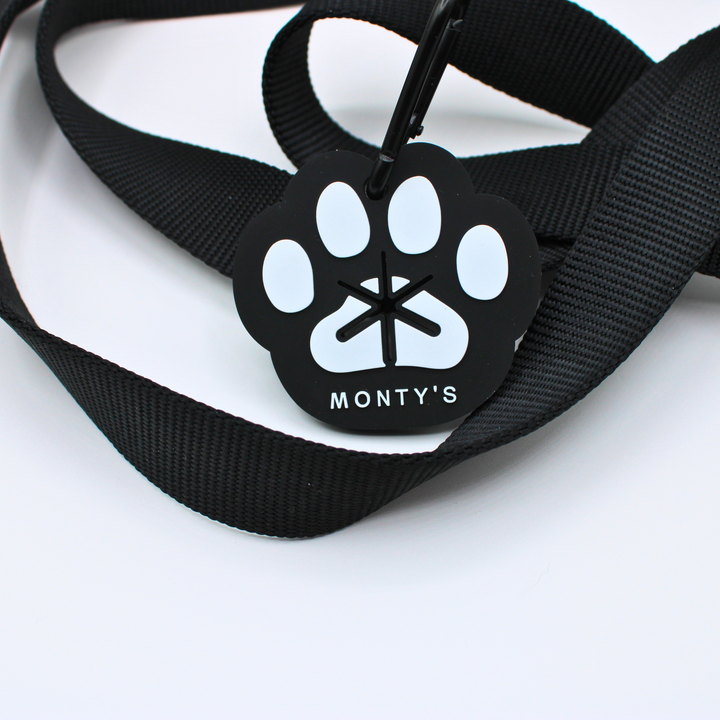 Silicone Used Poop Bag Handsfree Holder - Paw Print