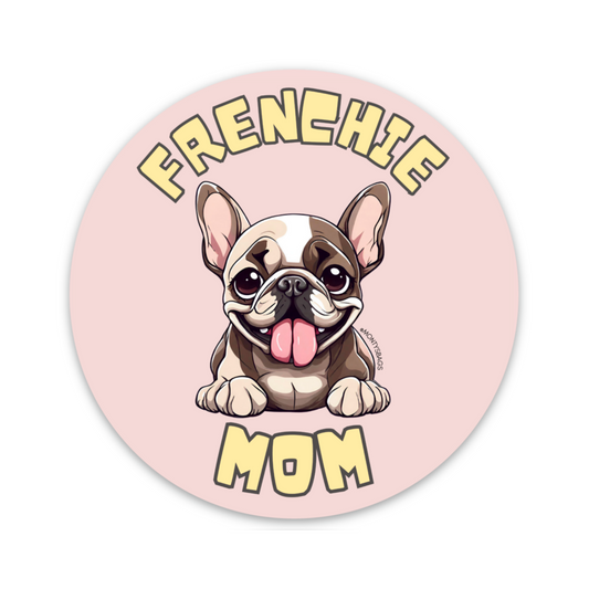 French Bulldog Mom Vinyl Sticker