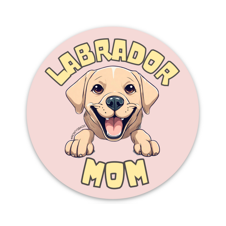 Labrador Mom Vinyl Sticker