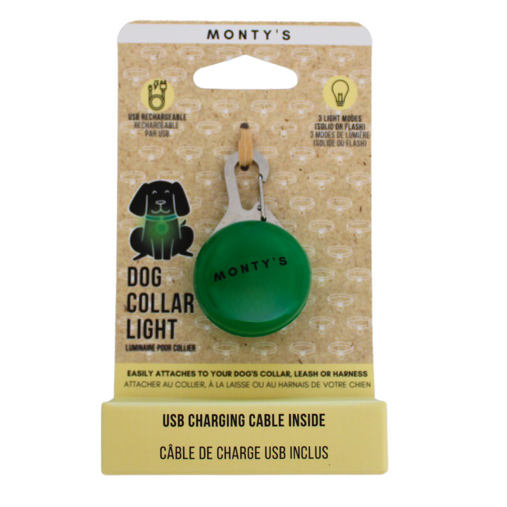 Collier lumineux pour chien - Rechargeable par USB