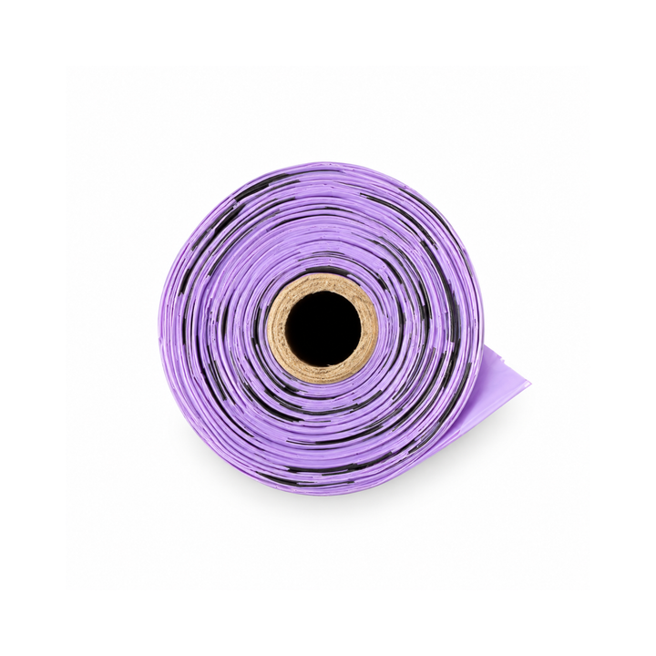 15 Bag Large Lavender Compostable Dog Poop Refill Rolls (120 Bags)