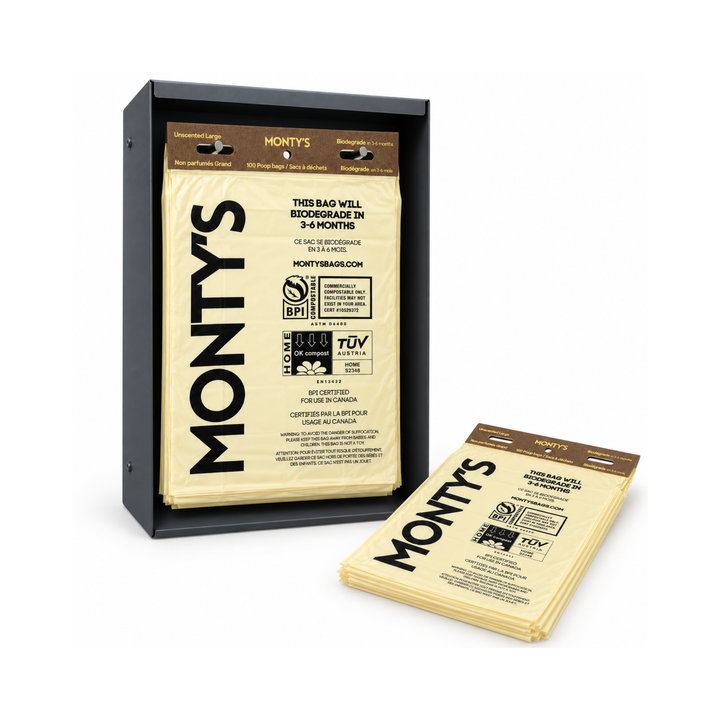 Header Card Compostable Dog Poop Bags (100 Bags)