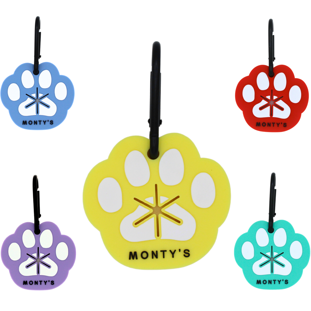 Hands-Free Paw Silicone Used Poop Bag Holder
