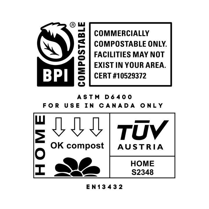 20 Bag Small Compostable Dog Poop Refill Rolls (160 Bags)
