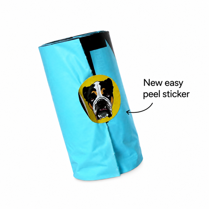 20 Bag Small Compostable Dog Poop Refill Rolls (160 Bags)