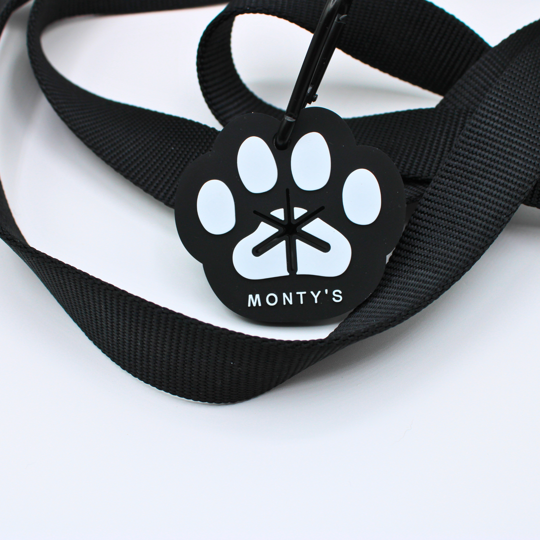 Silicone Used Poop Bag Handsfree Holder - Paw Print