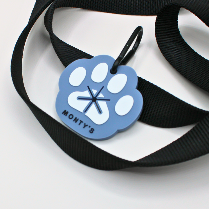Silicone Used Poop Bag Handsfree Holder - Paw Print