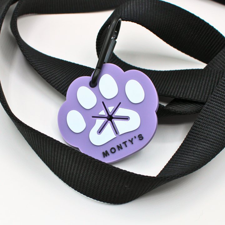 Silicone Used Poop Bag Handsfree Holder - Paw Print
