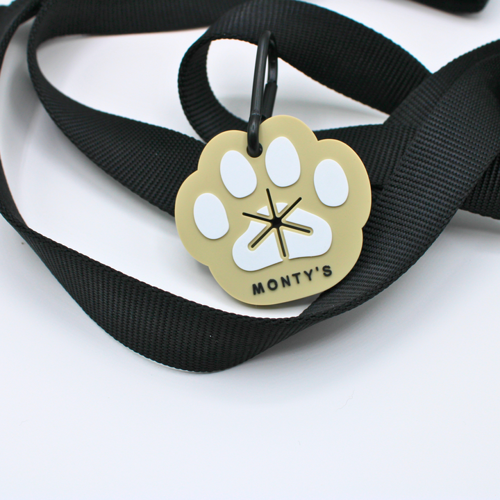 Silicone Used Poop Bag Handsfree Holder - Paw Print