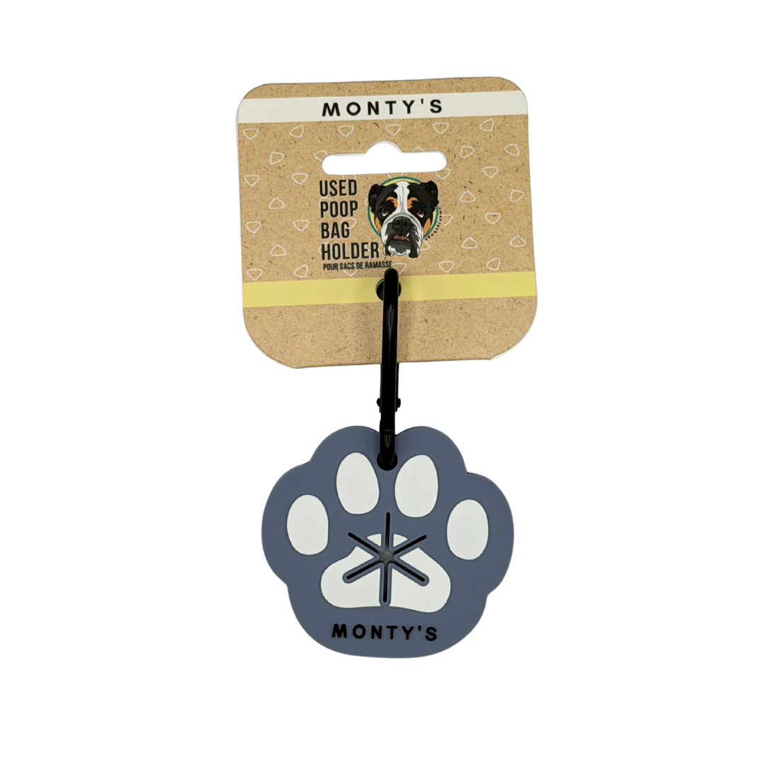 Hands-Free Paw Silicone Used Poop Bag Holder