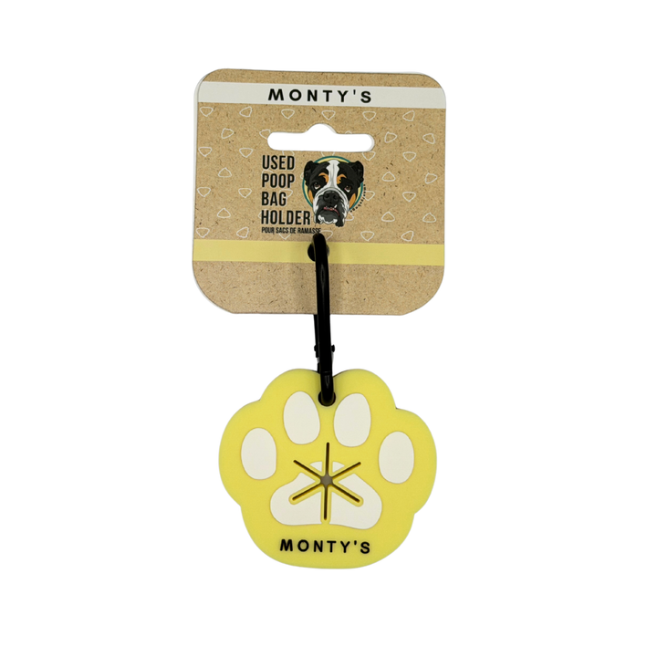 Hands-Free Paw Silicone Used Poop Bag Holder