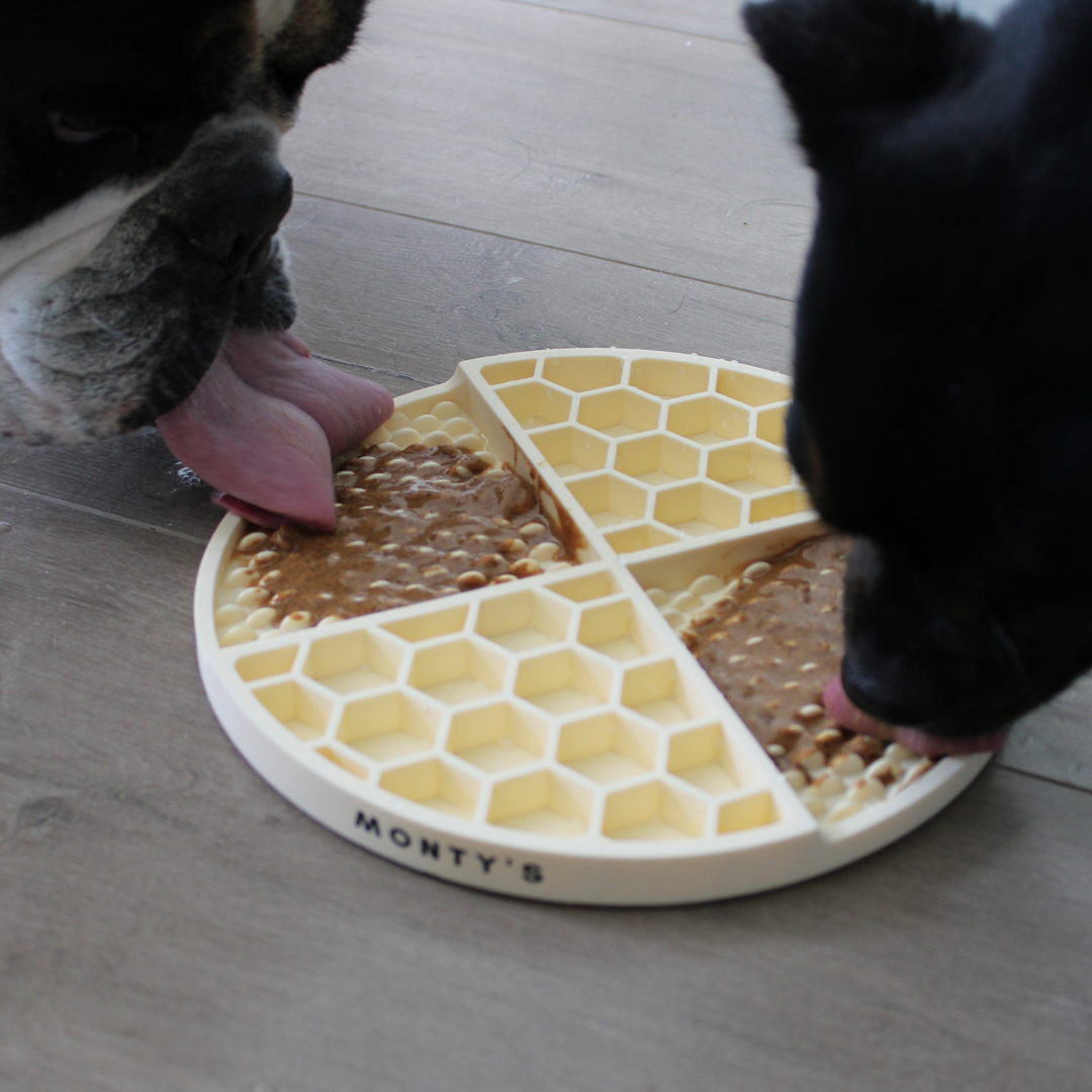 Tapis à lécher à alimentation lente