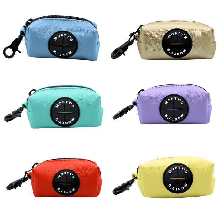 Vegan Leather Dog Poop Bag Dispenser