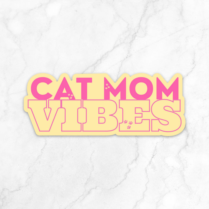 Chat maman Vibes Sticker