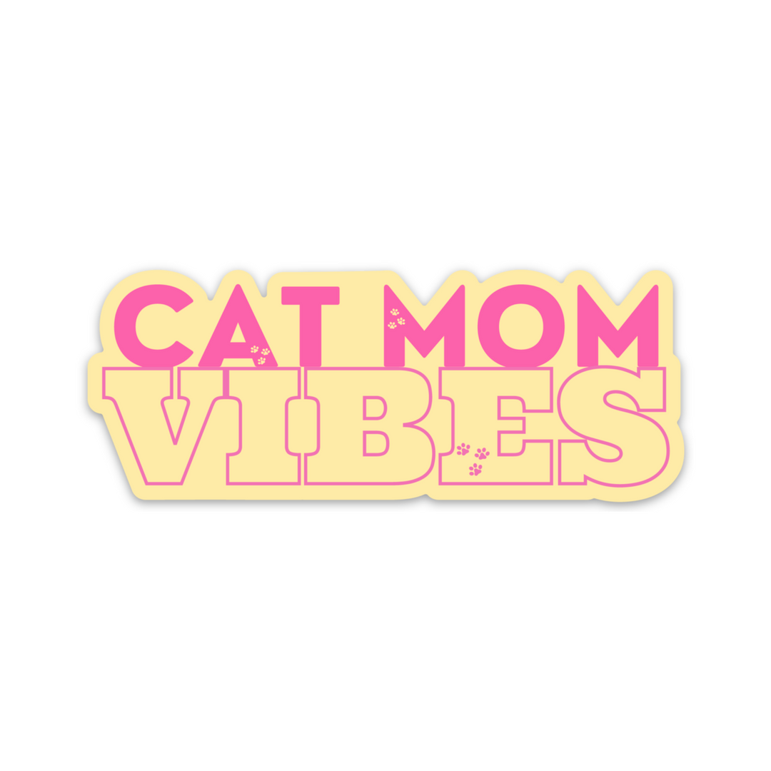 Chat maman Vibes Sticker