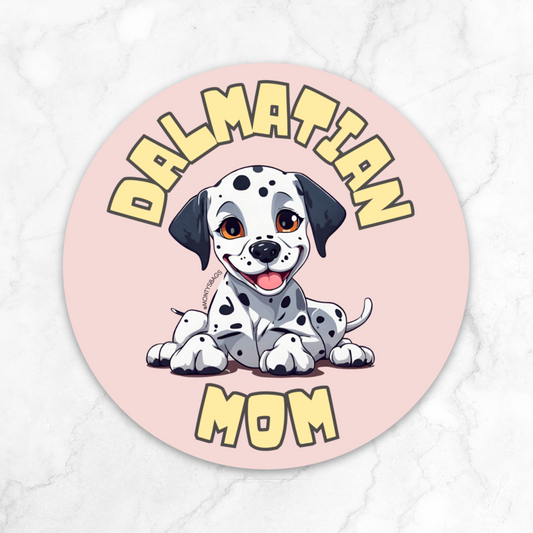 Dalmatian Mom Vinyl Sticker