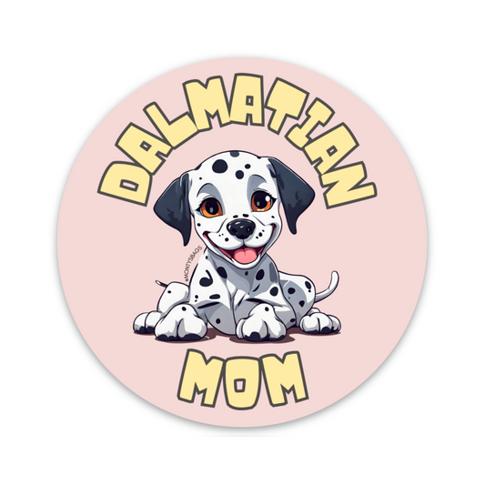 Dalmatian Mom Vinyl Sticker