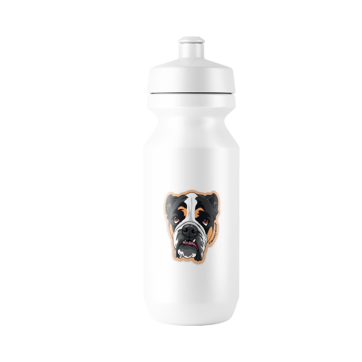 Monty Tricolor English Bulldog Vinyl Sticker