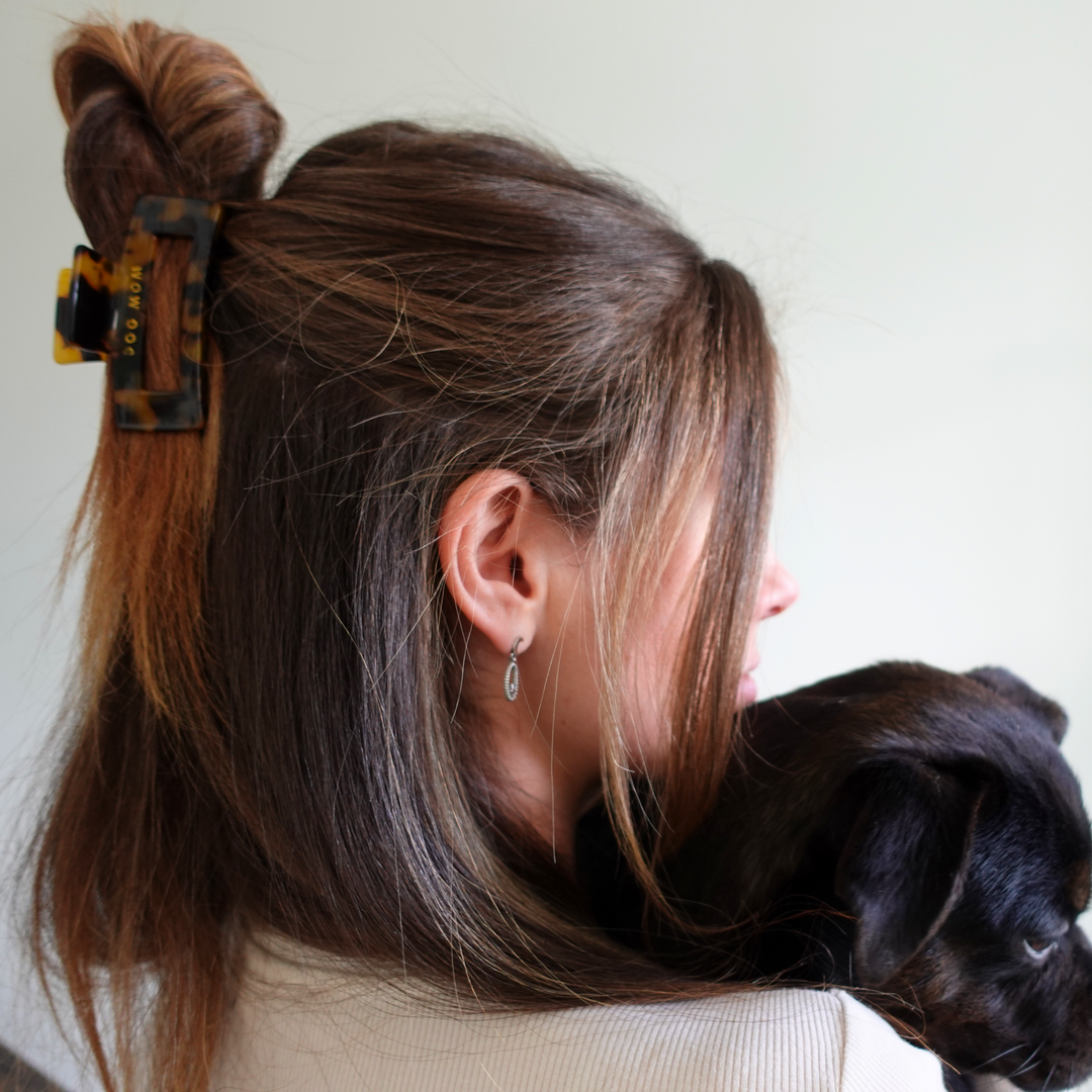 Pinces à cheveux en acétate de cellulose pour maman de chien